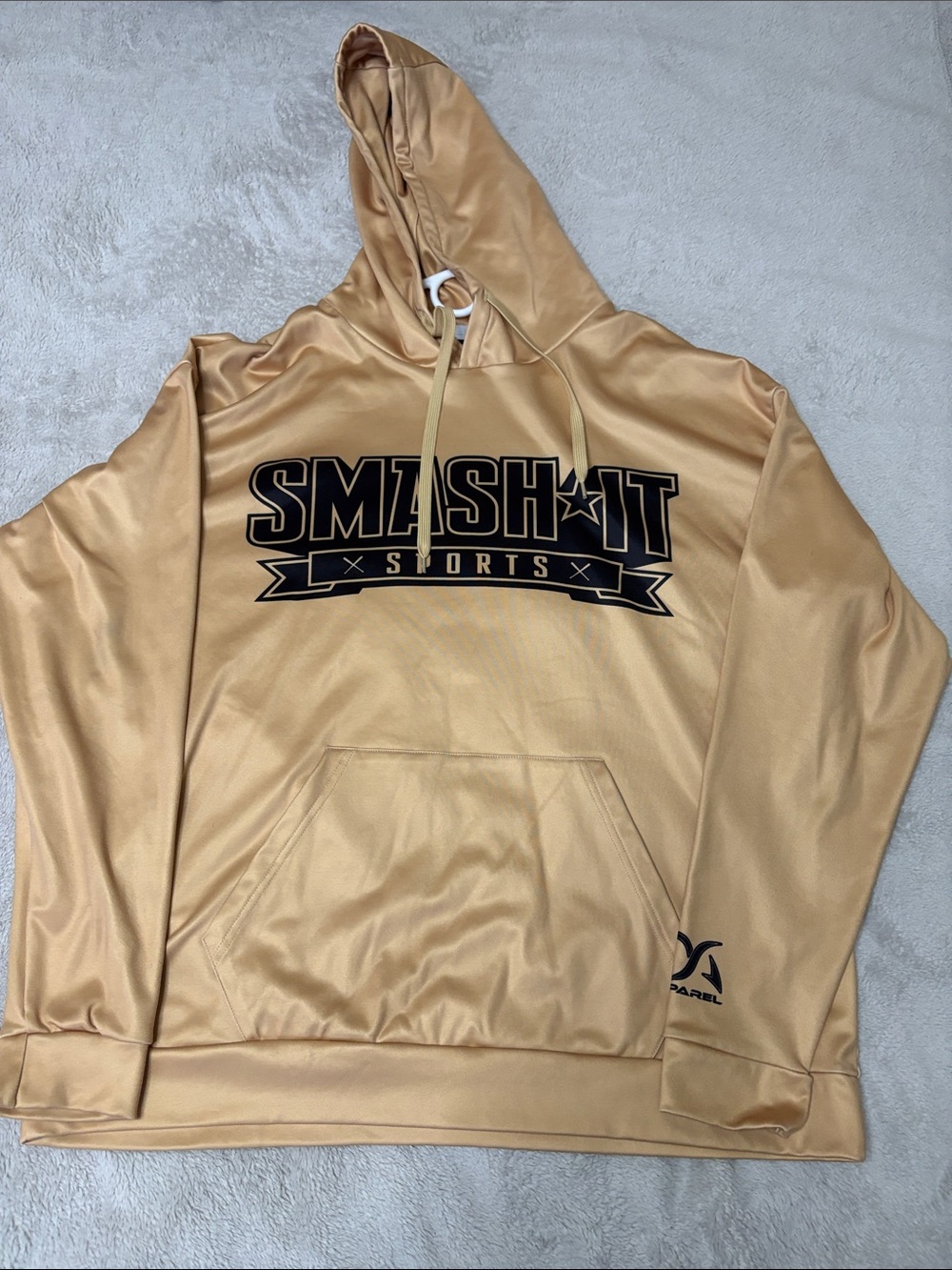 SMASH IT Sports Men's Gold Hoodie